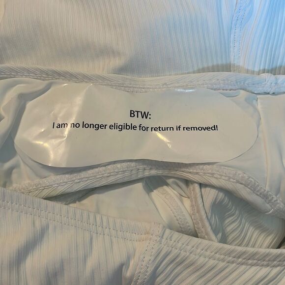 Andie Swim The Malibu One Piece Ribbed White size M NWT minimalist - Picture 6 of 6